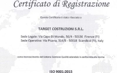 Certificazione ISO 9001:2015 Sistema di Gestione Qualità aziendale